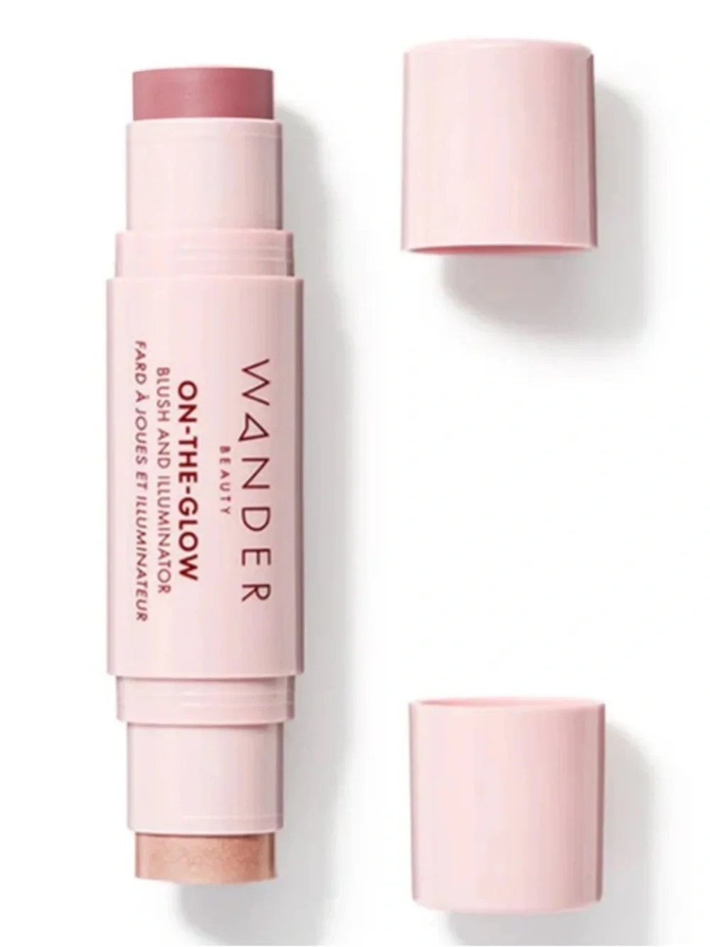Wander Beauty On-The-Glow Blush & Illuminator Dusk/Nude Glow NIB